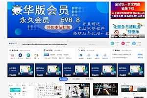 A0871–【精品3W数据综合版】整站打包-安装即用-多种类资源合集打包-使用全新主题程序-陌佑网-附带完整所有文件+教程