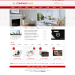 经测试所有功能齐全的中英双语红色大气外贸企业网站源码