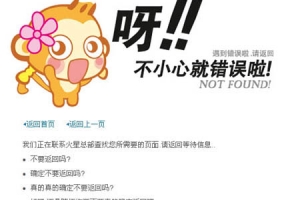 A0202站长无私奉献64套精美个性404页面源码