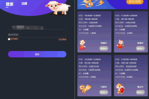 A0237区块羊投资源码/支持预约/转让/领养/抽奖等等功能全开源可二开！