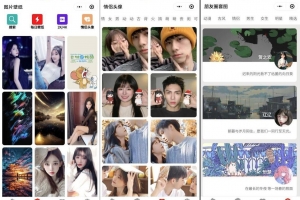 A0463情侣头像微信小程序源码 朋友圈背景小程序源码 动态壁纸微信小程序源码+带视频安装教程