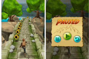 S458【神庙逃亡】自适应小游戏源码，支持电脑和手机玩，适合引流与休闲娱乐的程序代码