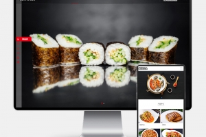 Q281-PBOOTCMS高端餐饮加盟网站模板 (PC+WAP) 美食小吃公司源码下载