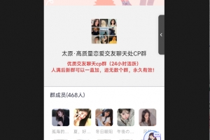 Q288-最新付费进群同城搭子系统网站源码-交友搭子