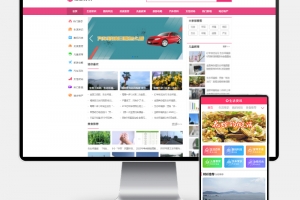 Q317-生活资讯百科门户网站PbootCMS模板（带手机端）