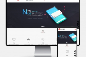 Q354-H5自适应响应式网站建设与小程序开发PbootCMS模板